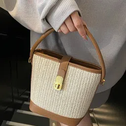 StyleCast x Revolte Textured PU Bucket Handheld Bag-image-84