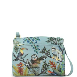 Anuschka Women Animal Printed Swagger Leather Sling Bag-image-46