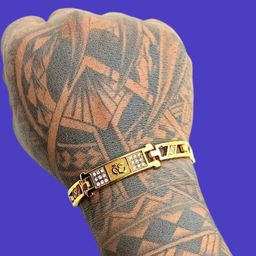Dynamic Retail Global Men Gold-Plated Link Bracelet-44