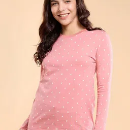 Enamor Women Butterfly Printed Lounge Tshirts-image-70