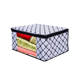 Home Fresh Adults White Set Of 5 Printed Organizer image 4
