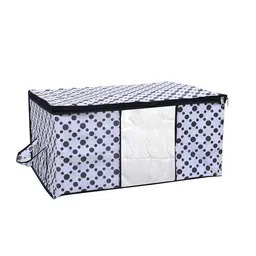 Home Fresh Set Of 2 White Printed Multi-Utility Organisers image 3