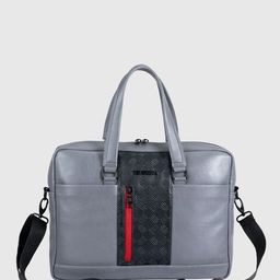 THE HOLISTIK Men Colourblocked Leather Laptop Bag-picture-45