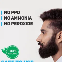 Vegetal Safe Color Beard Color - 25 g -Dark Brown image 5