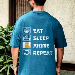 AUSK Men Graphic Printed Round Neck Oversized T-shirt-image-12