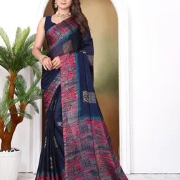 SUPERLAXMI Floral Pure Chiffon Saree-picture-36