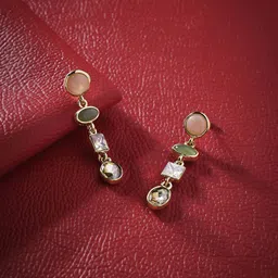 Accessorize London Geometric Drop Earrings-51