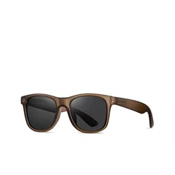 StyleCast x Revolte Men Polarised and UV Protected Lens Rectangle Sunglasses-21