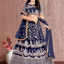 Girls Lehenga Choli with Dupatta Set-image-32