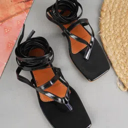 Froh Feet Women Gladiators Flats-image-14