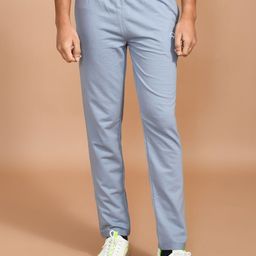 SKYKNIT Men Slim-Fit Cotton Track Pants-image-105