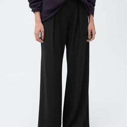 MANGO Women Pleated Trousers-image-74