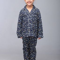 Biglilpeople Unisex Kids Printed Night suit-image-114