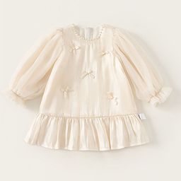 LULU & SKY Embellished Puff Sleeve A-Line Dress-image-54