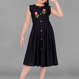 BAESD Embroidered Fit & Flare Dress-picture-28