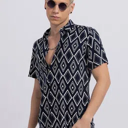 TIGER SNAKE Men Comfort Opaque Printed Casual Shirt-18