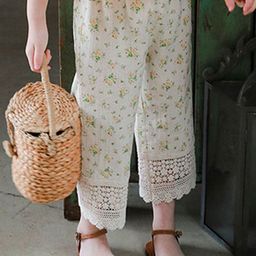 LULU & SKY Girls Printed Straight Fit High-Rise Trousers-picture-19