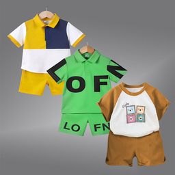 Lofn Unisex Kids Printed T-shirt with Shorts-image-48