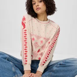 The Souled Store Women Printed Sweatshirt-image-91