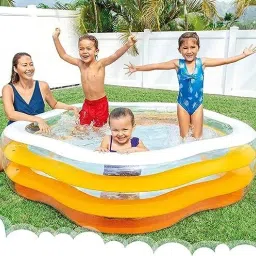 Outdoor&Indoor Bath Tub for Kids Pool With Pump Inflatable Swimming Pool-image-86