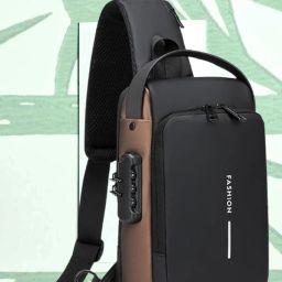 ProArch WomenBuzz Crossbody Massenger Bag Shoulder Strap With with Lock USB Charging Waist bag-image-54