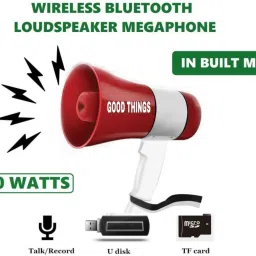 Pro 50W Megaphone Loud Speaker Trumpet Recording Speaker Horn with USB & SD Card Outdoor PA System-23