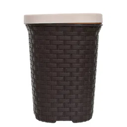 Kuber Industries Set Of 2 Textured Plastic Pedal Open Dustbin image 4