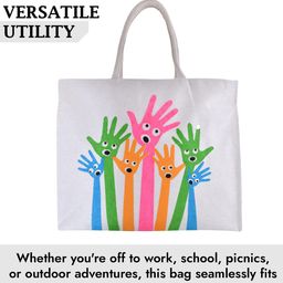 Kuber Industries Set Of 3 Printed Handheld Bags image 2