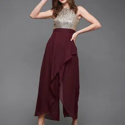 Miss Chase Embellished Ruffles Sleeveless Basic Jumpsuit-48