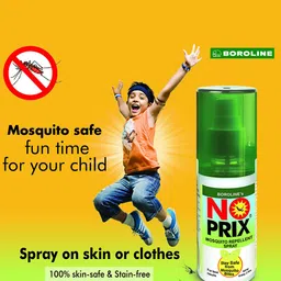 BOROLINE Set of 4 No Prix Mosquito Repellent Spray - 30 ml Each image 3