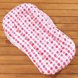 Babyhug Cherry Print Gadda Set With Mosquito Net - Red image 4