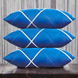 LUXURY Polyester Fibre Solid Sleeping Pillow Pack of 3-13