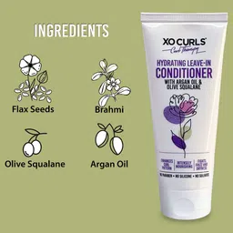 XO CURLS All Day Definition Gel & Hydrating Leave-In Conditioner - 100ml Each image 3