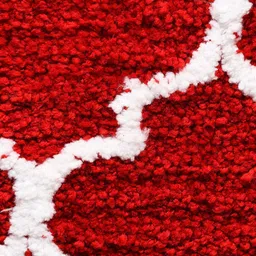 AAZEEM Red & White Printed Micro Runners image 4
