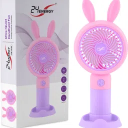 24 ENERGY Ultra-Quiet USB Mini Handheld Fan for Bedroom & Study - Purple Ultra-Quiet USB Mini Fan for Bedroom & Study - Purple USB Fan-16