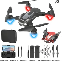 J-2 motor dual camera dual battery HD 4K Camera Drone-image-10