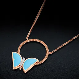 Joyalukkas Azure Halo Diamond Pendant -2.62 gm-image-48