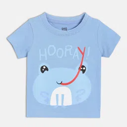 MINI KLUB Boys Typography Printed Applique T-shirt-image-21