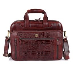 Steve Jhonson Men Leather Laptop Bag-44