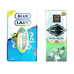 RAVIOUR LIFESTYLE Set Of 2 Blue Lady & Rajni Gandha Attar - 8ml Each-3