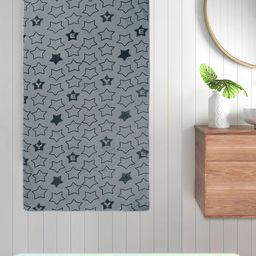 Myntra Elegant Homes Grey & Black Geometric Printed Cotton 420 GSM Bath Towel-image-49