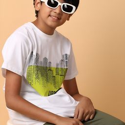 V-Mart Boys Graphic Printed Round Neck Cotton T-shirt-picture-46