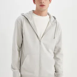 DeFacto Men Hooded Cardigan-image-32