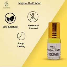 kyna korner Magical Oudh Attar: Fragrance Of Spicy Wood (3ml) | Roll On Attar image 3