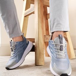 bacca bucci Men Round Toe Lace-Ups Sneakers-image-91