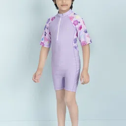 Aarika Boys Leaf Printed Sports Wear Round Neck Legsuit With Goggle-image-26