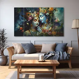 The Castle Decor Multicoloured 1 Piece Wood Religious Wall Paintings-image-34