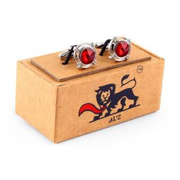 ALZ Men Rhodium-Plated Cufflink-image-88