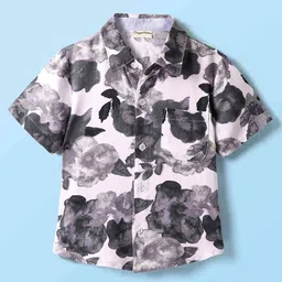CrayonFlakes Boys Floral Printed Casual Shirt-picture-30
