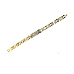 Dynamic Retail Global Men Stainless Steel Gold-Plated Link Bracelet-image-60